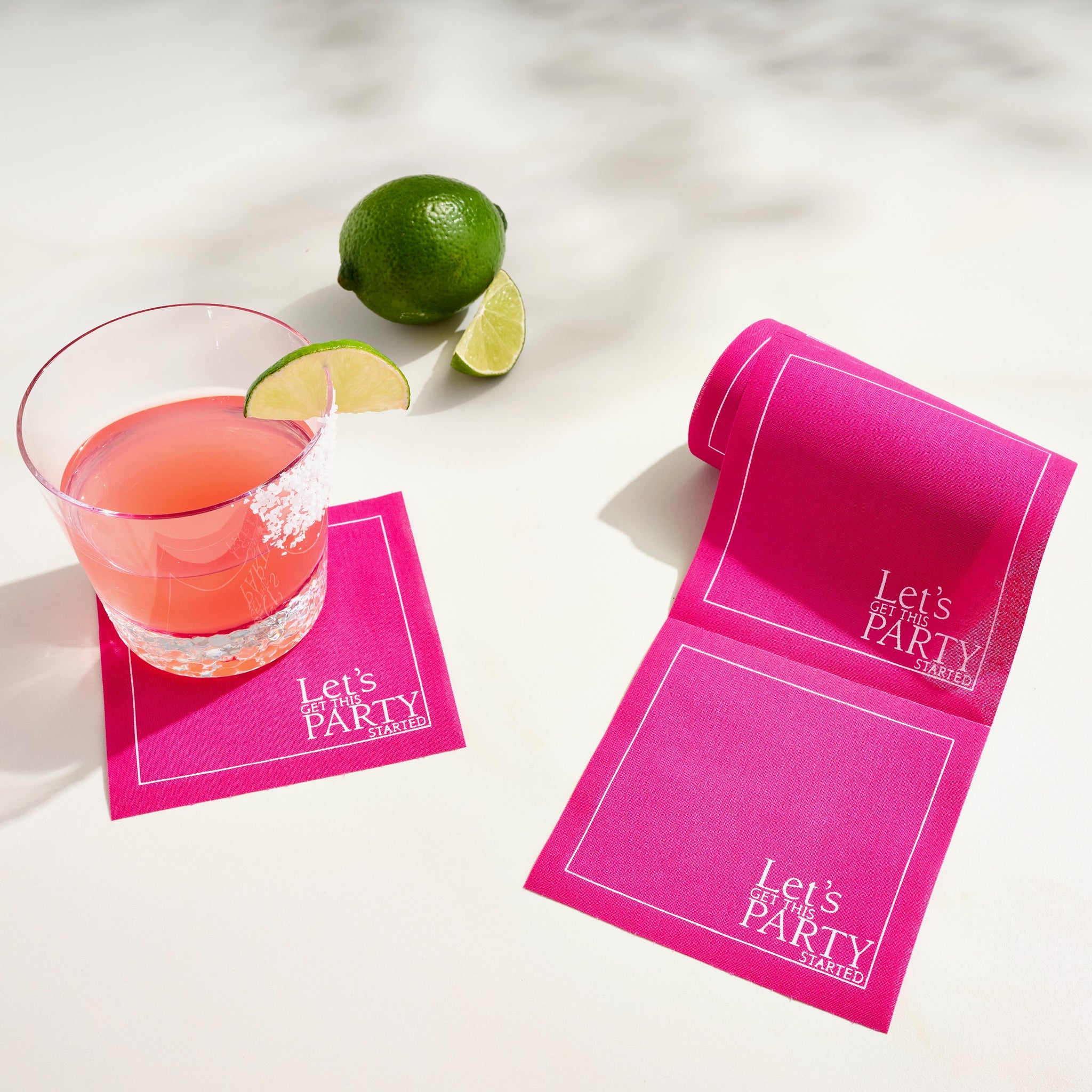 Cocktail Napkin Roll