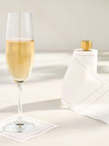 Solid Golden Salute Cocktail Napkins